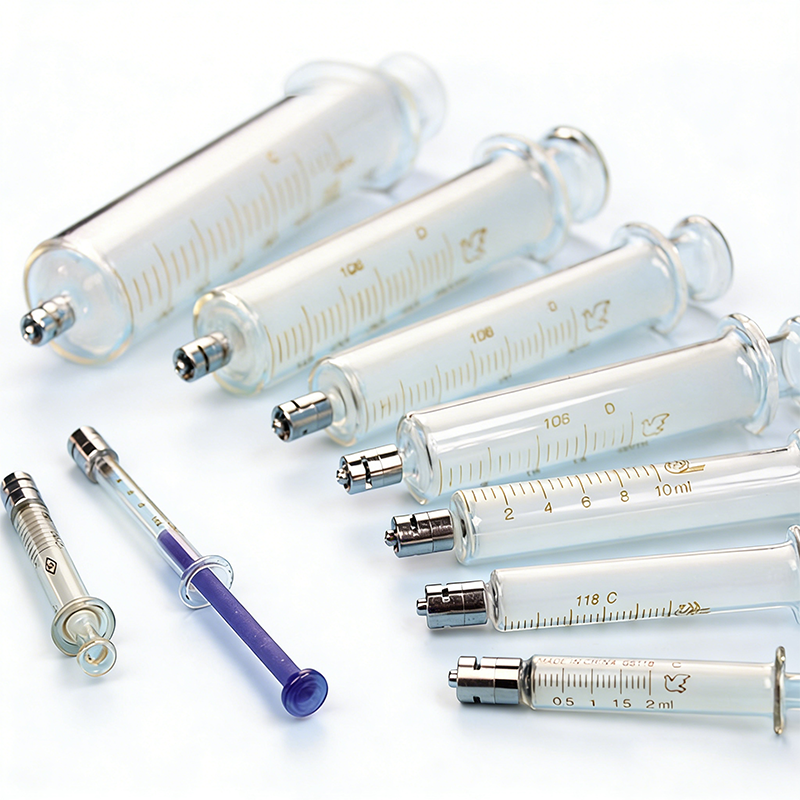 将图片背景改白色底 Ozone Resistant 1-2-5-10-20-30-50-100ml Glass Luer Syringe - Image 1